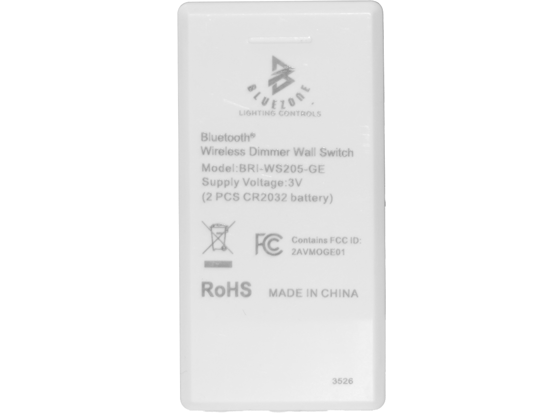WIRELESS DIMMER WALL SWITCH BRI-WS205-GE thumbnail 2